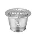 Metal Coffee Capsule Cup for Nespresso Grinds Filter with Powder Hammer