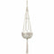 Braid Plant Hanger Indoor Outdoor Hanging Planter Basket Cotton Rope 4 Legs