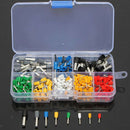 400pcs Insulated Cord Pin End,Terminal Ferrules Kit Wire Crimp Connector