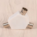 2 WAY TV AERIAL ADAPTER COAX/COAXIAL SPLITTER/Y ADAPTOR ARIEL DUAL CONVERTER Z