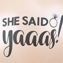 10pcs She said Yaaas Balloons Bachelorette Party Decoration wedding supply3CAU