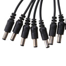 DC Power Splitter Adaptor Cable 1 Female To 8 Male Connector For  Camera