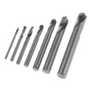 7-piece Set of Point Drills Bits High Speed Steel Positioning Drills Bits