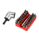 1/4inch Hex Shank Adapter Long Bending Drill Screwdriver + 33Pc Screwdriver