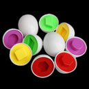 Pairings Smart Egg Capsule Study Color Children Blocks 6x Educational Toys