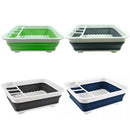 Foldable Dish Rack Kitchen Storage Holder Drainer Bowl Tableware Drying RacSEAU