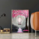 Full Round Drill Diamond DIY 5D Painting Pink Swing Kit Drawing Ornaments