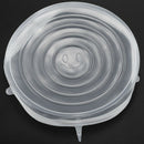 6x Silicone Storage Covers, 6-Pack of Various Sizes Silicone Stretch Lids f