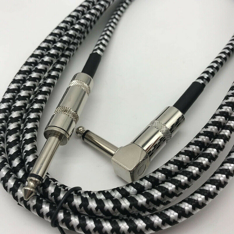 6 Meters/ 20 Feet Electric Guitar Bass Musical Instrument Cable Cord 1/4 In