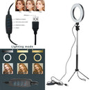 Selfie  Light W/ Tripod Stand And Phone Holder For Live Stream Makeup Studio