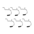 52 Pcs Metal Hooks Pegboard Hangers 23cm Tool Hooks for Hanging Tool Garage L9A8