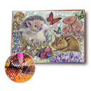 Hedgehog 5D DIY Full Round Diamond Painting Animal Mosaic Kit Gift (PSD008)