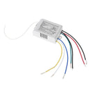 4 Relay 220V Digital Intelligent Wall Lamp Wireless Remote Control Switch