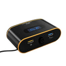 120W Dual USB Smart LED Display Quick Charge Car Charger Cigarette Lighter Kit