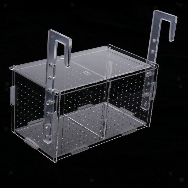 2 Pcs Breeding Box Fish Aquarium Fish Tank Breeder Isolation