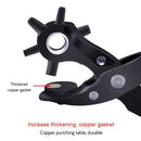 2X(Leather Craft Punching Belt Puncher Belt Stitching Pliers Perforator Hol