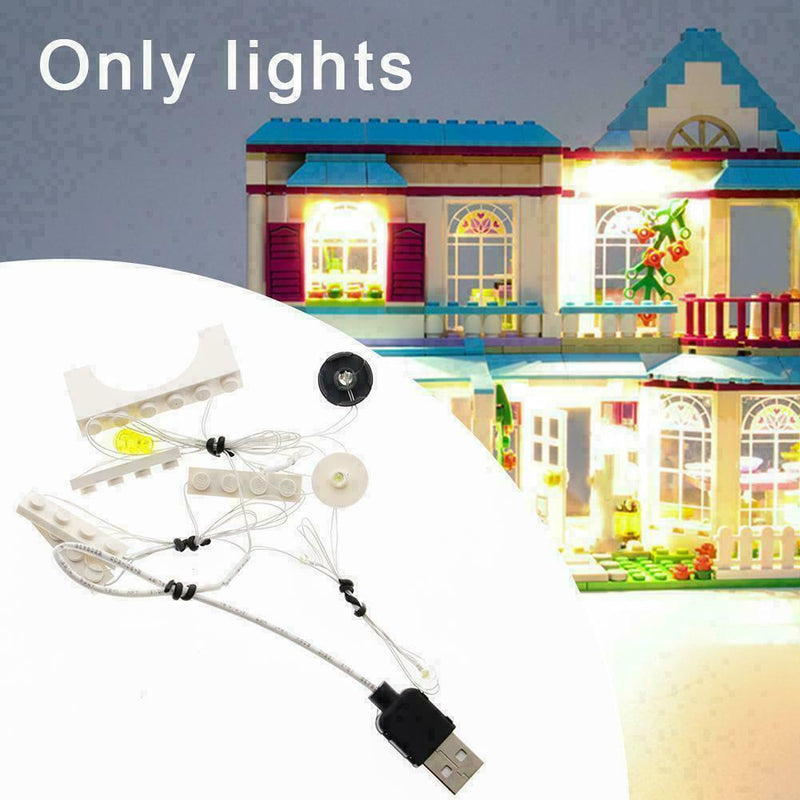 LED Light Up Kit For Stephanie's House Lighting LEGO 41314 For DIY H0C4 A3X7