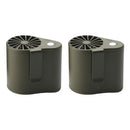 2x Clip-on Mini Fan Mobile Summer Air Cooling Fan 5V for Outdoor Working