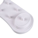 Electric Toothbrushes Holder Stand Support White Tooth Brush Heads Base Wit P2D7