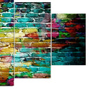 5pcs Self-adhesive PVC Print Wall Art Painting Picture Home Wall Decor