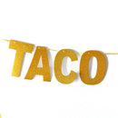 taco bout a party banner mexican carnival party decor glitter paper bunting ME