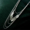 Bohemian Leaves Multi-layer Long Necklace Pendant Chain Fashion Jewelry 3C