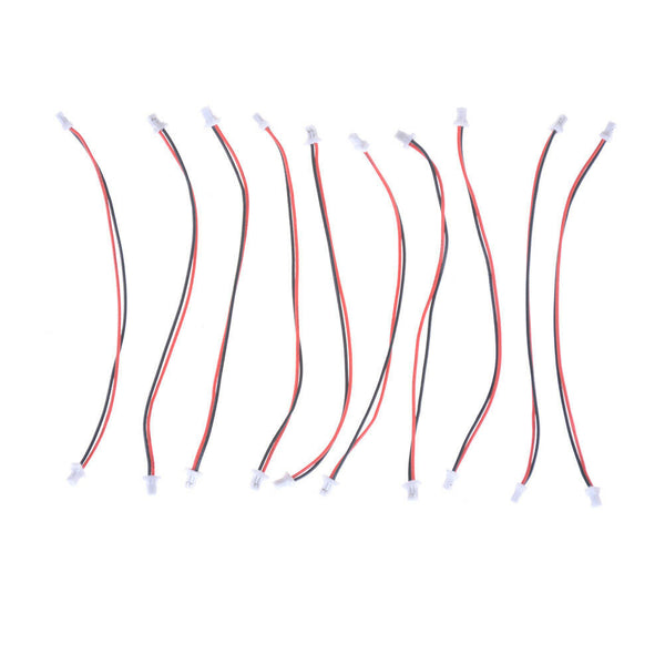 10 x Mini Micro SH 1.0mm 2-Pin JST Double Connector Plug Wires Cables 100MNMsp