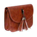 women messenger bags crossbody bags ladies shoulder purse(Light brown)