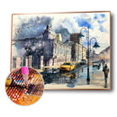 Diamond Painting Car Taxi Street DIY Full Round Drill Wall Picture 40x30cm