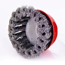 Durable Twist Knot Semi Flat Wire Wheel Cup Brush Angle Grinder Tool K DPQ