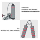 Ladies' Fitness Jump Rope Suit Grip Rally Dumbbell Exercise Equipment Gray Red