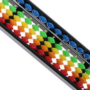 Portable Abacus 17 Rods Beads Column Arithmetic Tool Math Learn Business