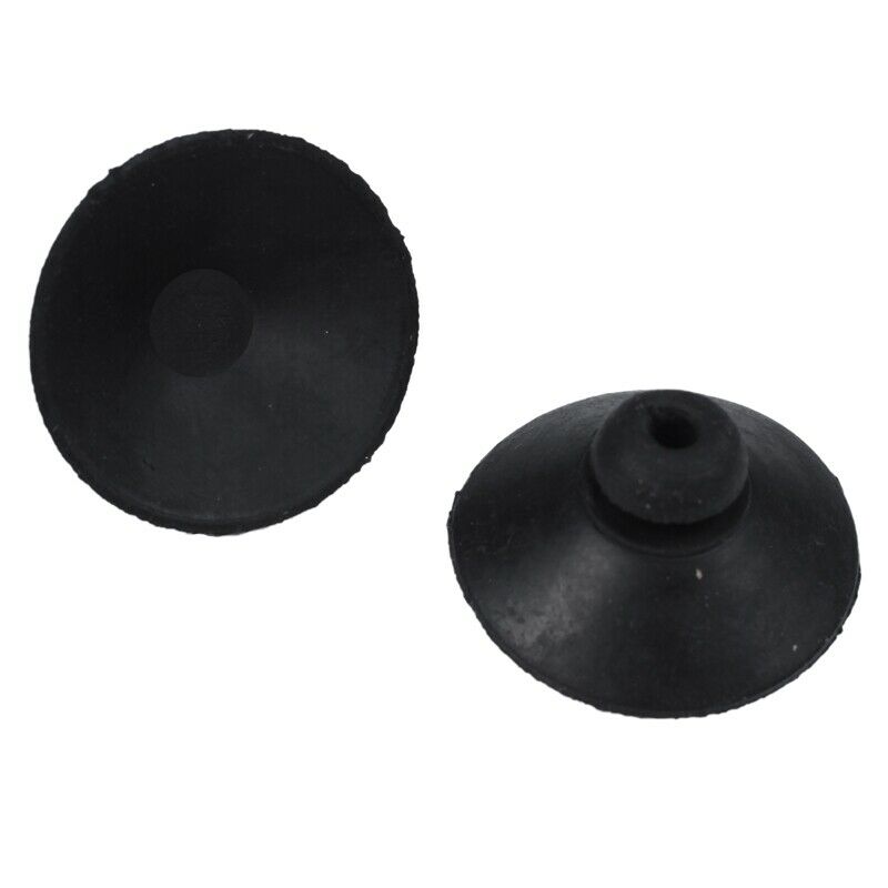 Soft Plastic Aquarium Suction Cup Clip 28mm Diameter 8 Pcs Black M3A1