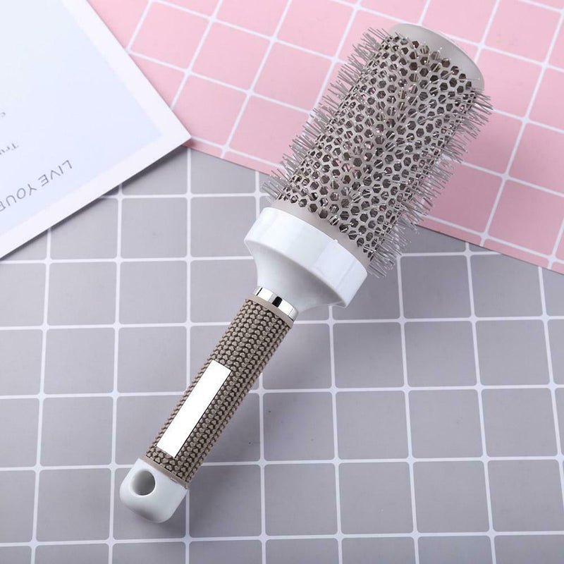 Pro Hair Brush High Temperature Resistant Ceramic Iron Round Comb (53mm) A