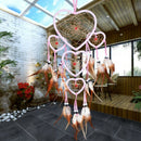 Love Heart Dream Catcher Feather Car Room Wall Hanging Decor Ornament Gifts