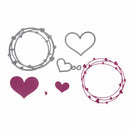 4pcsLove Ring Design MetalCutting Dies For DIY Scrapbooking Album Paper Cards SP