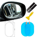100x150mm Car Rearview Mirror Anti Fog Films+Door Mirror Styling Decals