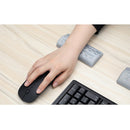 Memory Foam Mouse Wrist Rest Pad Single Hand Desktop Support Mat-Gray