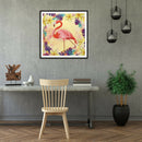 5D DIY Full Drill Diamond Painting Pink Bird Embroidery Mosaic Craft Kit