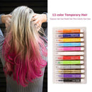 12 Colors Crayons Temporary Salon Kit Dye Chalk Pastel Beauty Hairstyle Tools