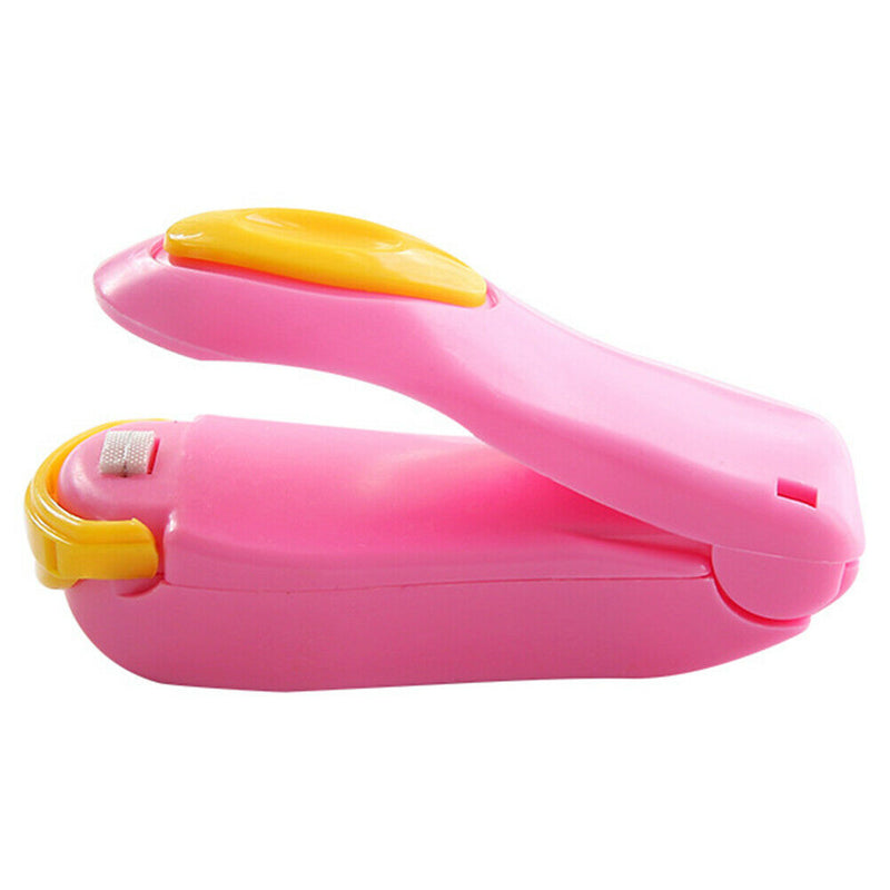 Food Heat Sealer Portable Pressing Package Bag Sealing Machine (Random) A