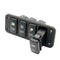 Marine Car RV Boat Truck 4 Gang Blue LED Rocker Switches Plastic Panel 12V