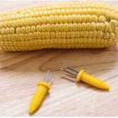 2PCS Corn on The Cob Holders Stainless Steel BBQ Prongs Skewers Forks Grilli Gw