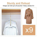 Magic Hangers Organizer,Rotate Anti Skid Hanger,Space Saving Hangers,Foldab P2X7