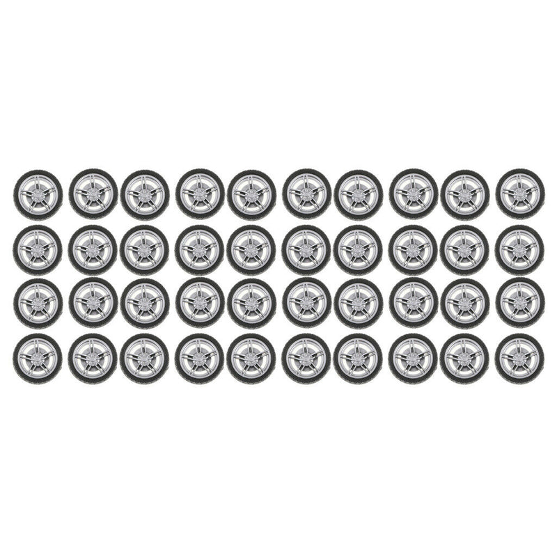 4 Pieces 1.57 Inch 5-Spoke RC Car Wheel Rims for RC Drift Car DIY Kits