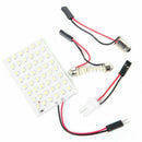 48SMD 3528 LED Lamp Panel BA9S T10 Festoon Car Interior Led Lights White Do Z3N1