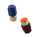3/8" High 7/16" Low AC A/C Conversion Adapter R12 to R134a Quick Disconnect
