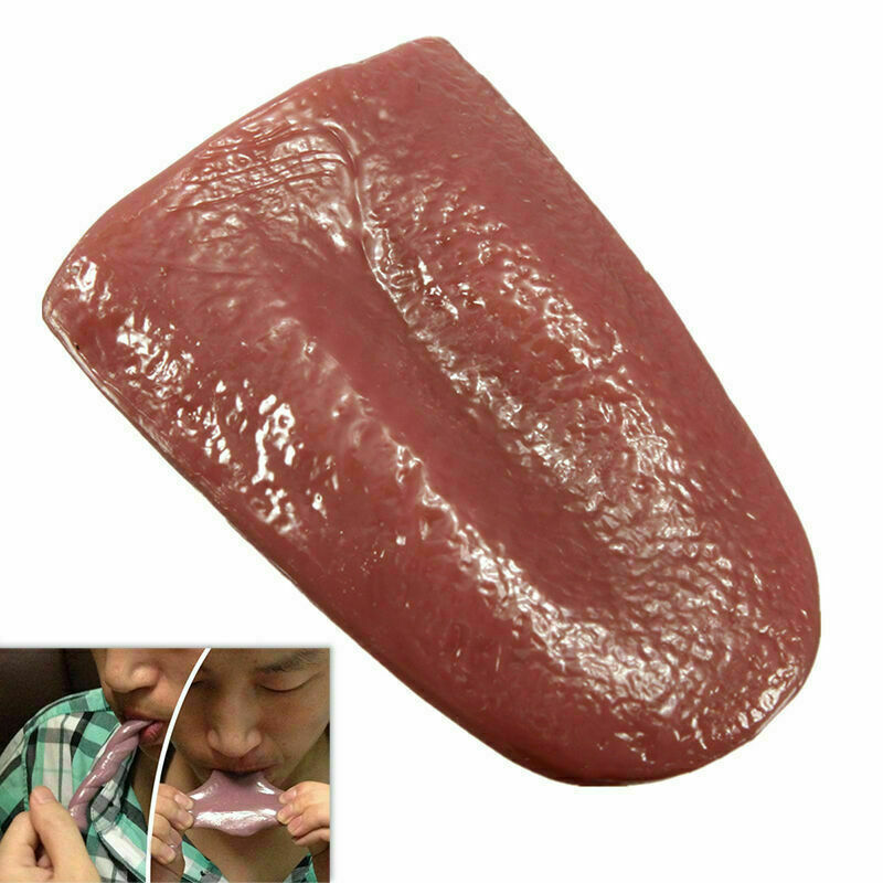 Realistic Tongue Gross Jokes Prank Magic Tricks Halloween S Z4Z7 p C9Z6 Hor T6R4