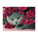 Cute little Cat 5D Diamond DIY Painting  Kit Home Decor Craft