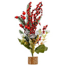 Mini Desktop Christmas Tree Home Table Fruit Matsuba Xmas Tree Ornament (A) A